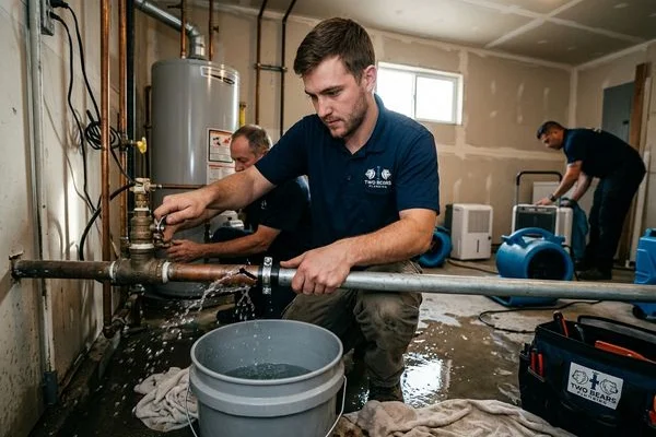 Emergency Plumbing work example 1