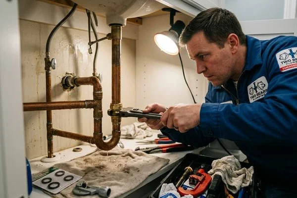 Emergency Plumbing work example 2